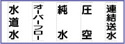 配管識別カッティング文字　縦書